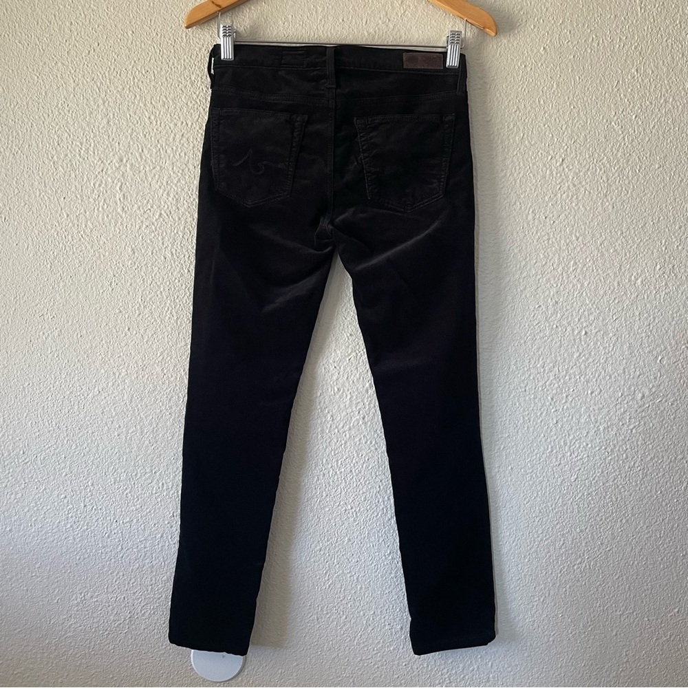 AG Adriano Goldschmied Velvet The Legging Super Skinny Pants Women’s 26 Black - Picture 8 of 13